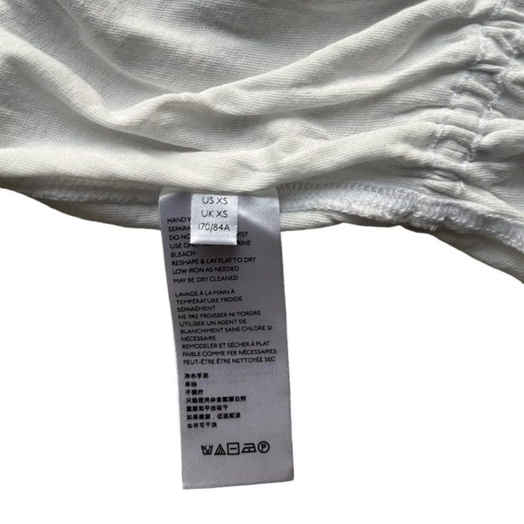 Free People Grand Slam White Tube Top size xs. - Picture 8 of 8